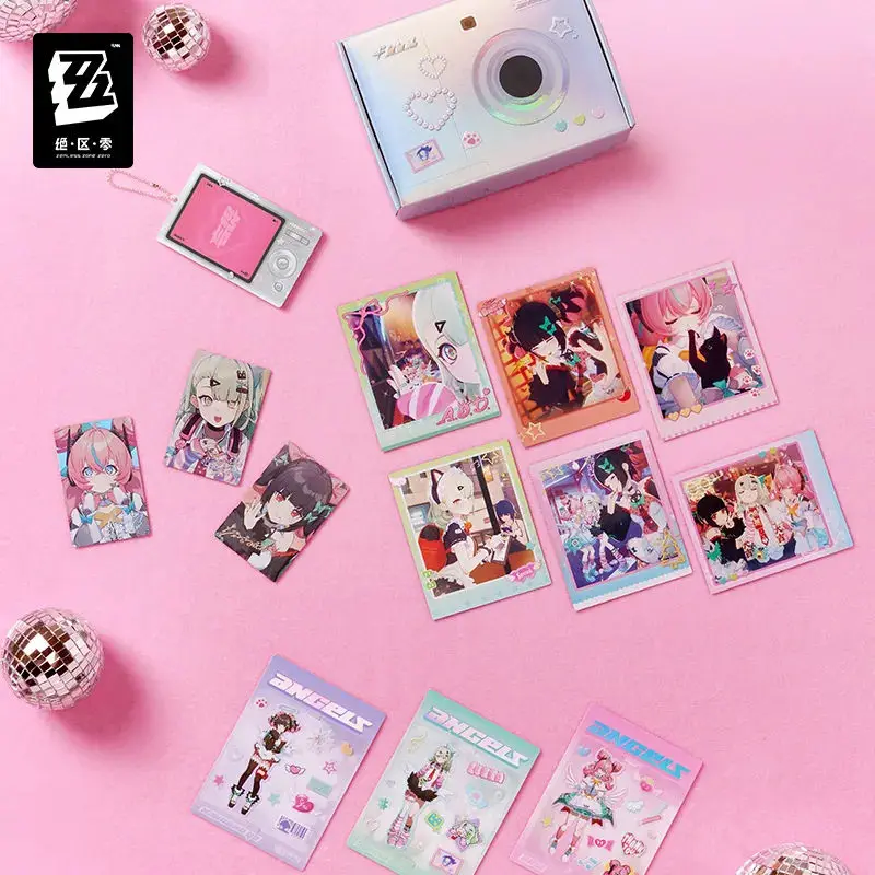 miHoYo Official Game Zenless Zone Zero Angels of Delusion Image Collection Gift Box Cosplay Anime Stickers Acrylic Card Sleeve