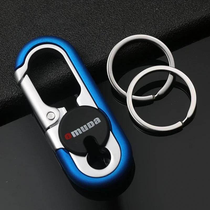 Car Key brelok brelok breloki dla mężczyzn prezent brelok metalowy Car Styling akcesoria samochodowe breloki damskie (pomarańczowy, niebieski)