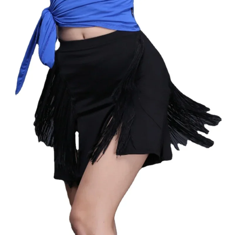 jupe-de-danse-latine-sexy-noire-courte-pour-femme-avec-franges-et-pompons-pour-la-competition-de-chacha-samba-tango-salsa-costume-de-danse-latine-pour-femme