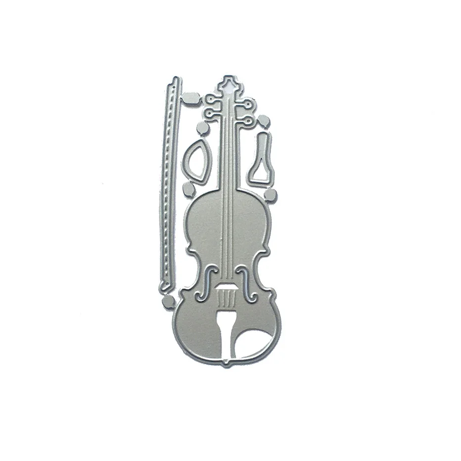 

Violin instrument Scrapbooking Cutting Dies Yiwu stock clearance DIY Paper gift Card Making metal craft Album