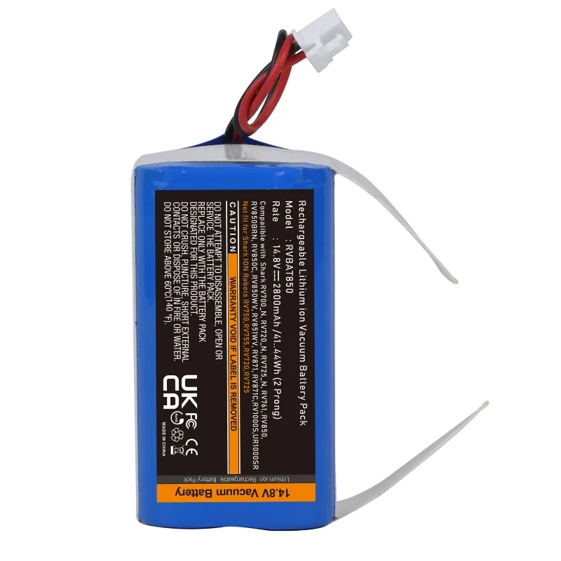 2800mAh 14.8V Li-ion Battery RVBAT850 Repacement Bateria for Shark Batteries Vacuum Cleaner Accessories Spare Parts