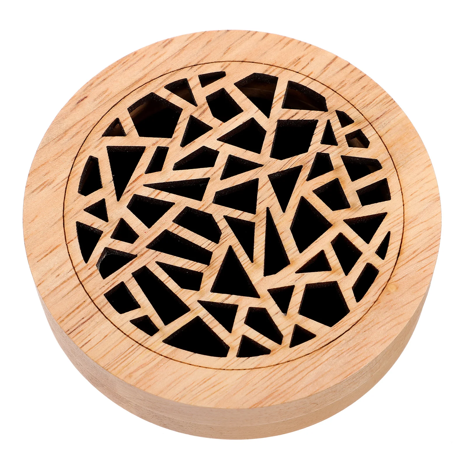 Solid Wood Aromatherapy Box Incense Holder Cone Burner Censer Refined Wooden Vintage Holders