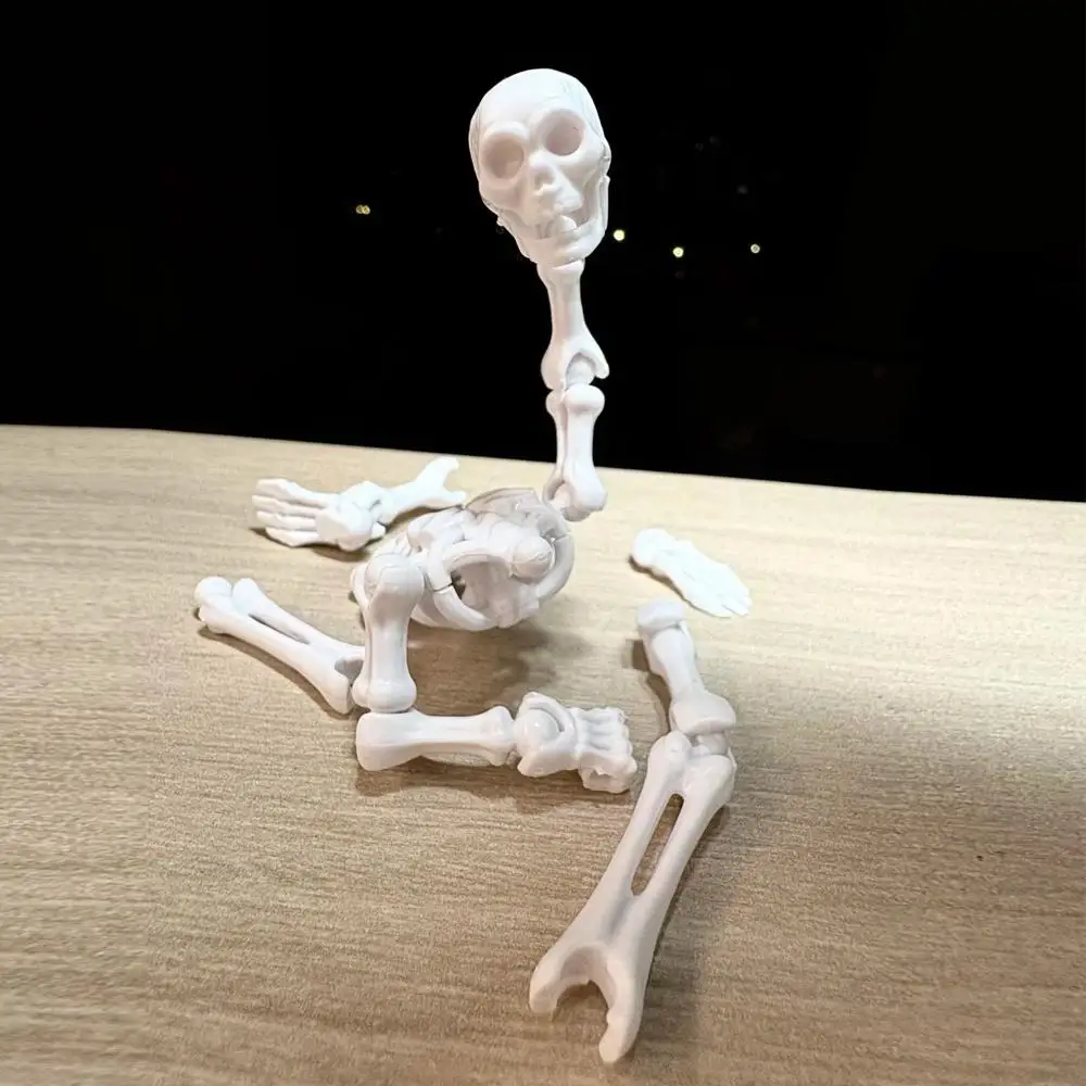 

Multi-joint Movable Diy Skeleton Radish Man Funny Figure Toy, Prank Collectible Kids' Assembly Gift Model, H1d4