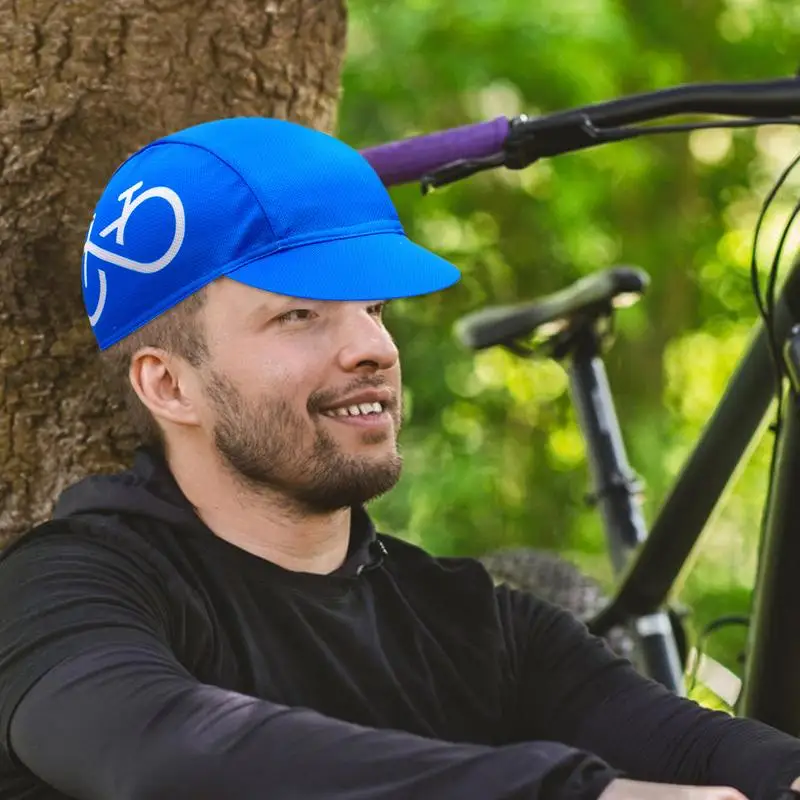 Sweat Caps For Men Mens Workout Hat Quick Drying Womens Running Hat Fashionable Cycling Helmets Liner Sweat-Absorbing Biking