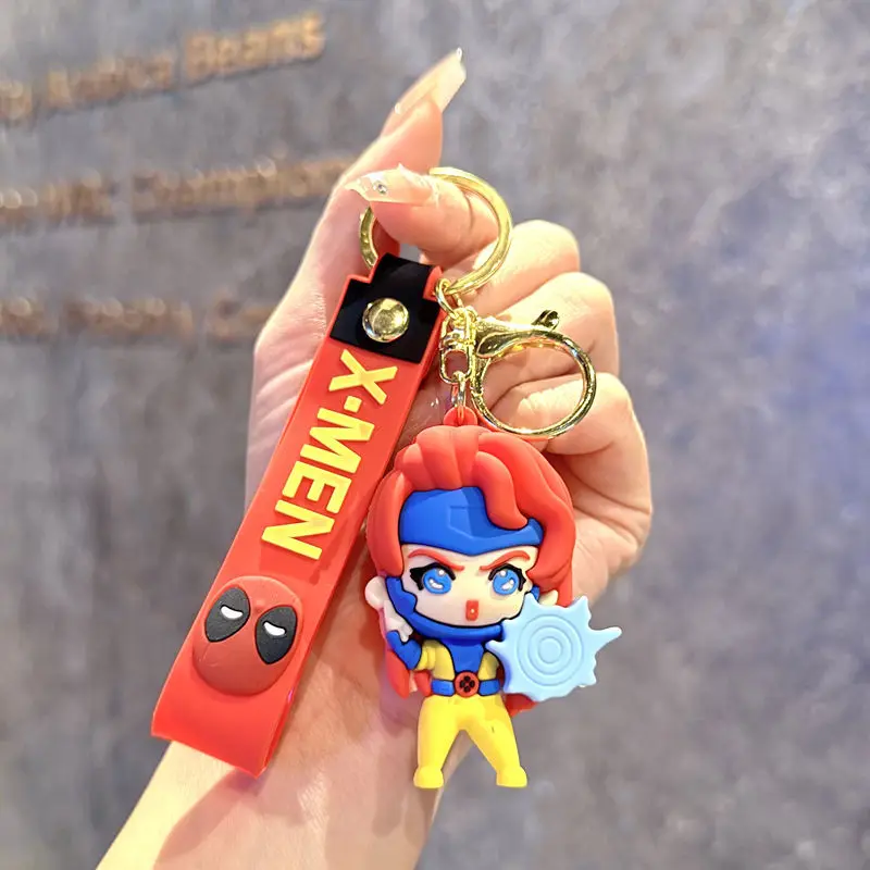 الكلاسيكية أنيمي الشكل X-Men المفاتيح المد كول وولف ستورم أنثى مفتاح سلسلة جمع لعبة للطفل هدية #3