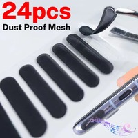 24/1Pcs Universal Phone Speaker Earpiece Net Anti Dust Proof Mesh for Samsung S25 iPhone 16 15 14 Xiaomi Phones Port Protector