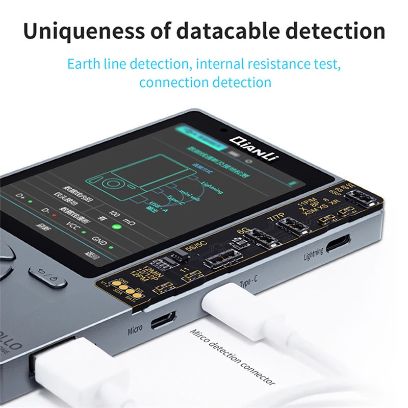 Imagem -04 - Qianli Apollo-dispositivo de Detecção de Restauração Interstellar Verdadeiro Programador de Detecção de Bateria 6in Telefone 1113