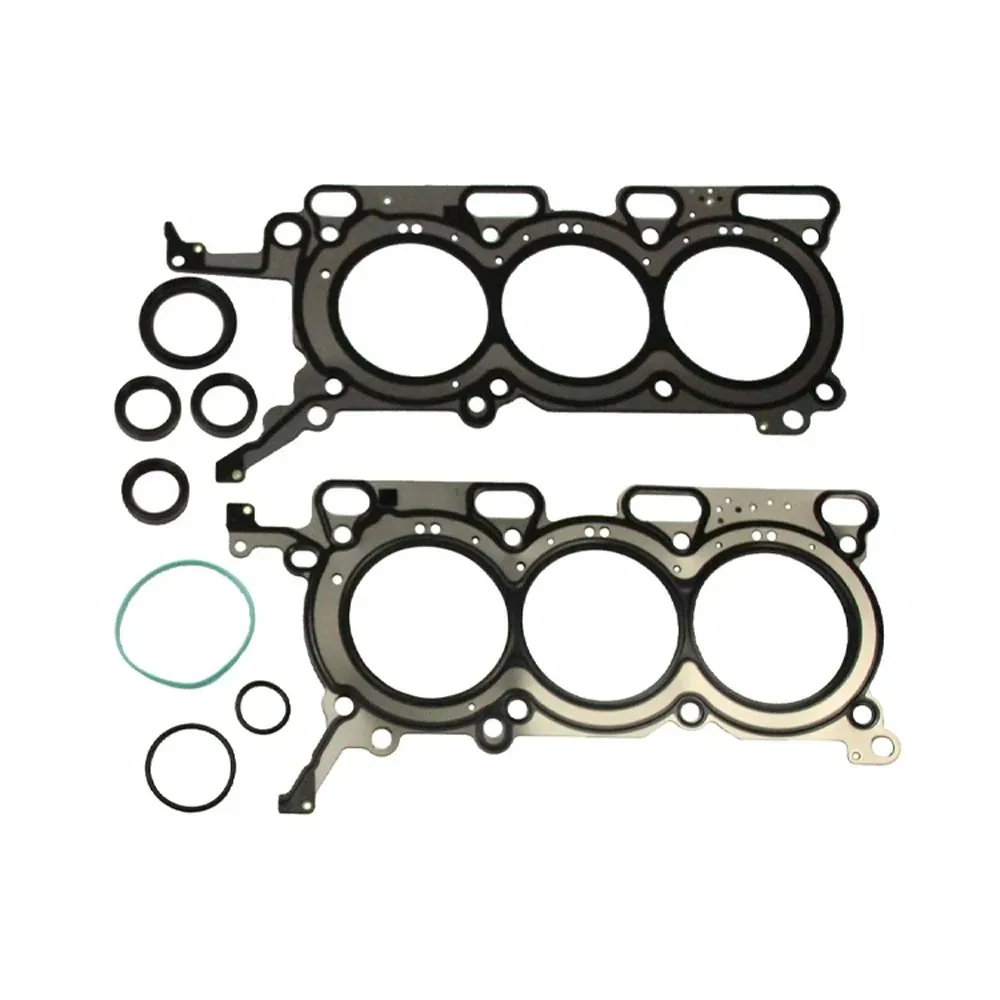 Engine Full Gasket Set & Head Bolt Fit 3.5 3.7 L For Ford Edge Mazda Lincoln 6 CX-9 CA MKS MKT GS 3.5L 3.7L 24V V6 GAS ES71324