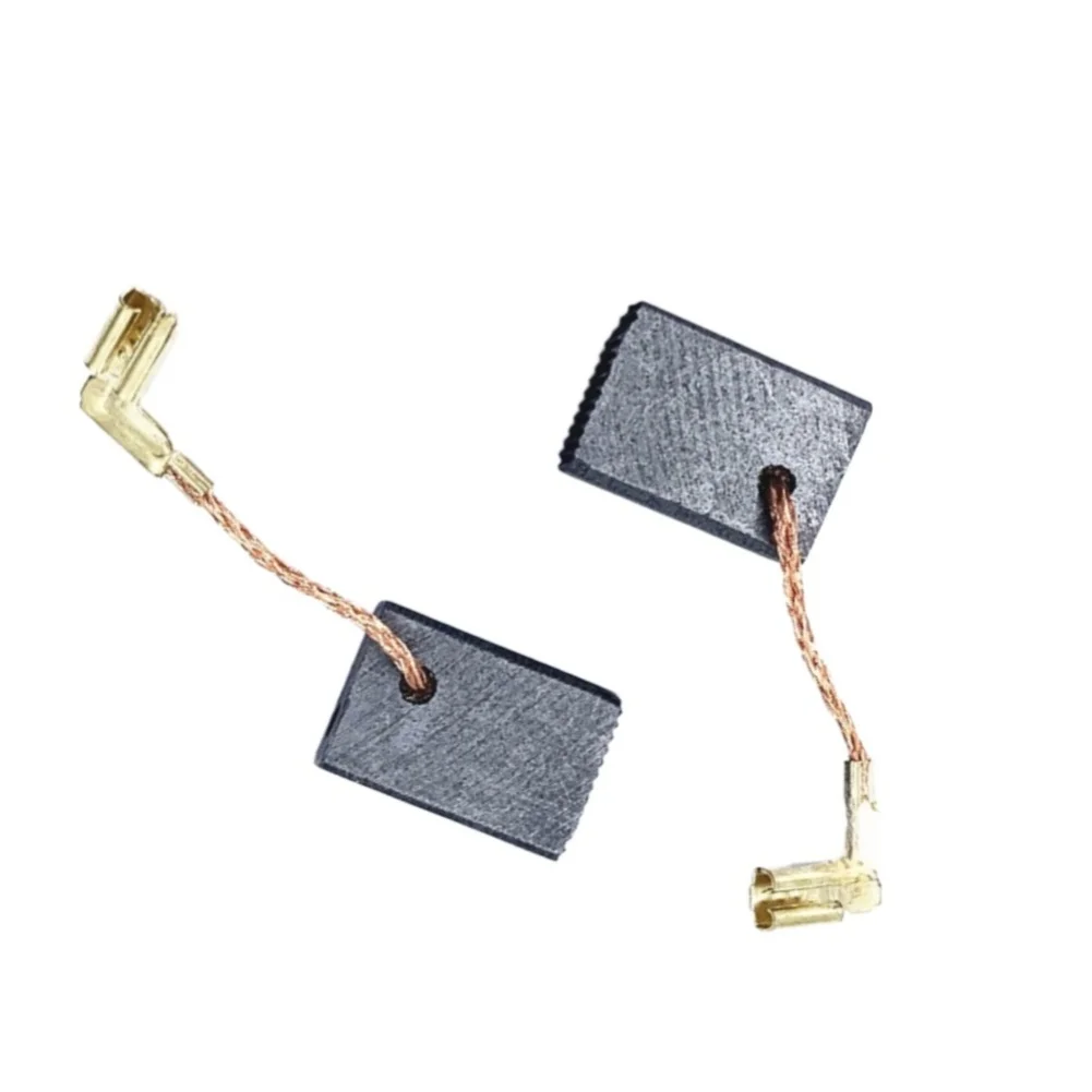 Electric Motor Brush Carbon Brush Black Finish Structure High Conductivity Carbon For Tool Repair Electric Motor