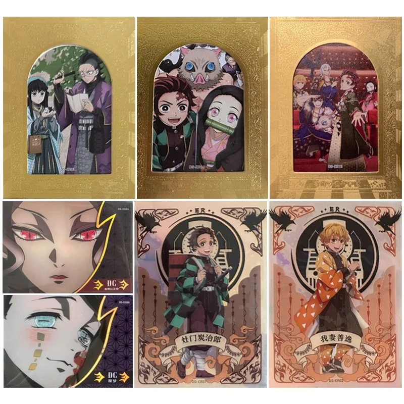 

Anime Demon Slayer ZR DG ER Cards Uzui Tengen Kamado Tanjirou Kamado Nezuko Collection Cards Christmas Birthday Gifts Toys
