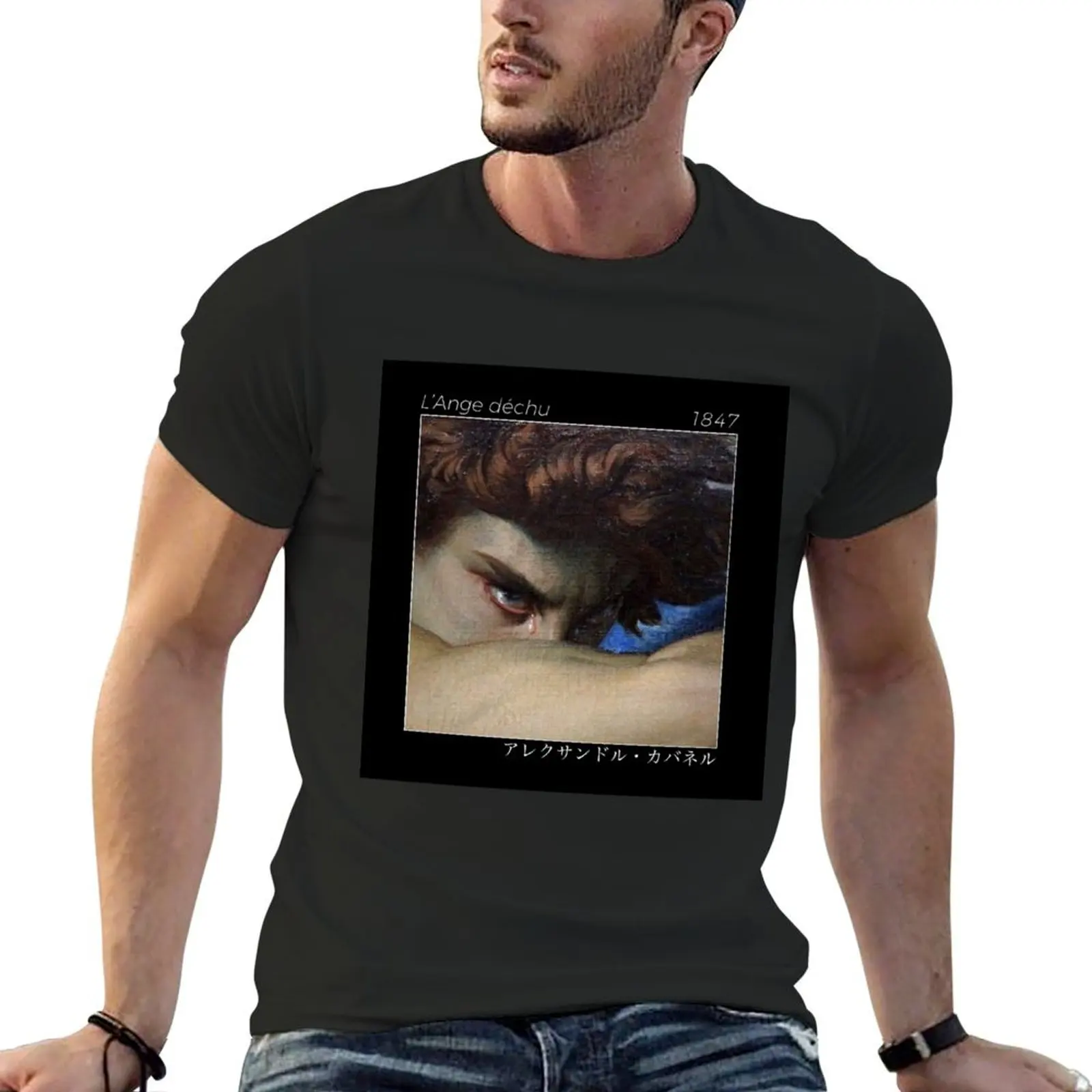 L’Ange Déchu, Fallen Angel Alexandre Cabanel T-Shirt summer clothes for a boy custom shirt shirts graphic tee men clothings