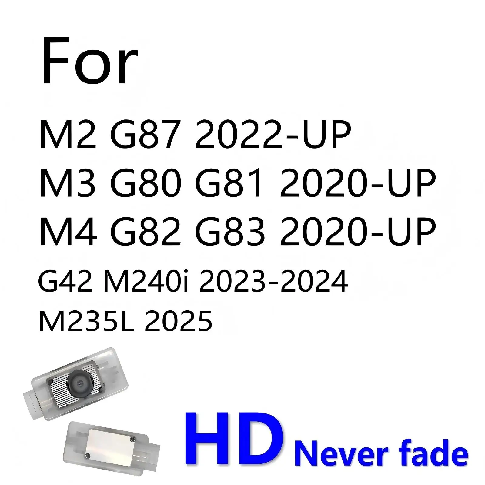 HD LED Car Door Projector Welcome Light For BMW M2 G87 G42 M240i M3 G80 G81 M4 G82 G83 2020 2021 2022 2023 2024 2025 Accessories