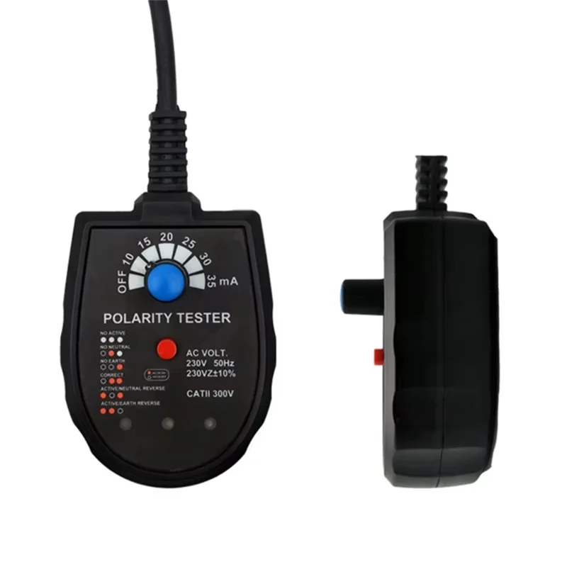 A70P S2001 Socket Tester Socket Tester Multifunctionele Driefasige Circuit Socket Circuit Lekkage Detector EU Plug