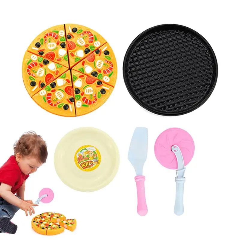 

Pizza Cut Toy 11pcs Pretend Play Pizza Set Fun And Educational Kitchen Toys For Kids Ages 3 Toy Food Learning Toys