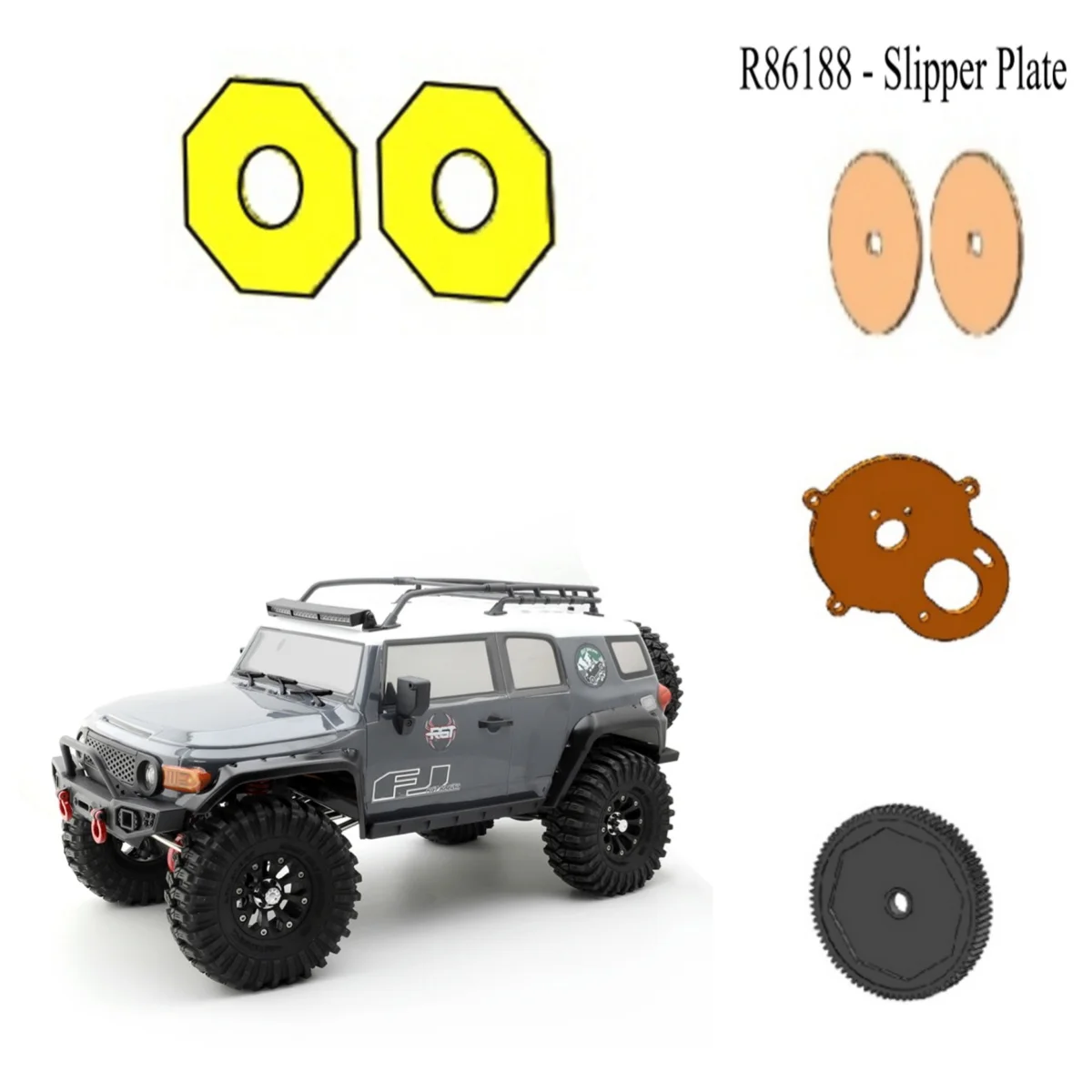 

Запчасти RGT R86188 R86189 R86186 R86181 R86180 для радиоуправляемых моделей машин-краулеров EX86120/110/181/010JK/010CJ 1/10, оригинальные аксессуары