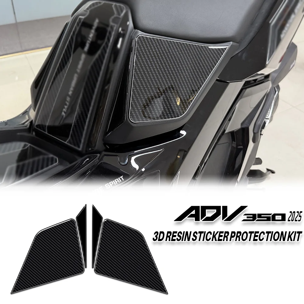 

Motorcycle Accessories for ADV 350 Tank Pad Protector ADV350 2025 3D Resin Sticker Kit Side Door 2022 2023 2024
