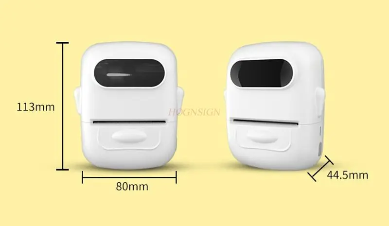 1set Home label printer can be connected to mobile phone Bluetooth, portable handheld thermal printing