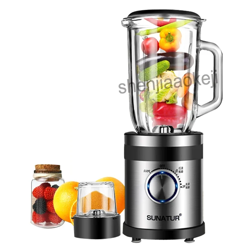 Household Stainless Steel Vacuum Juicer Multi-function Fruit vegetable small food processor juice machine 220v 350W