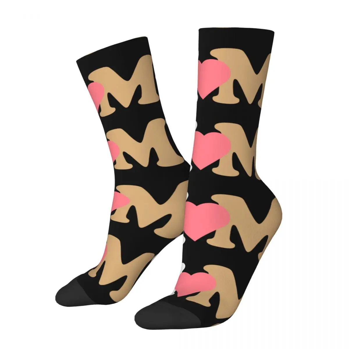 Funny Crazy Sock for Men Kawaii Hip Hop Harajuku Milk and Mocha Bubu Dudu Happy Quality Pattern Printed Boys Crew Sock