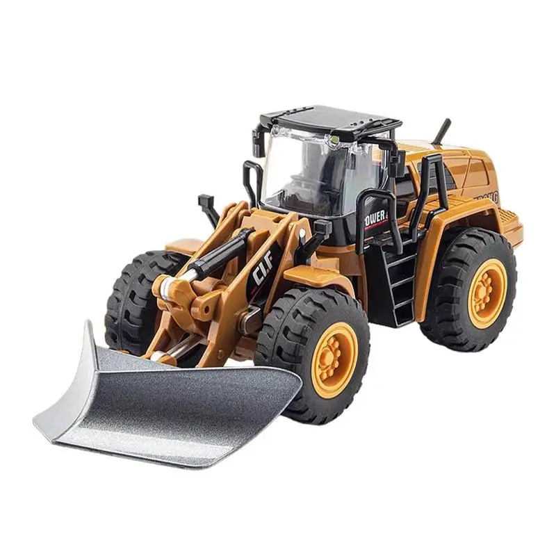 Mini Construction Toy Cars Construction Truck With Lights & Movable Joints Bulldozers Excavators Forklift Mini Truck Toy For