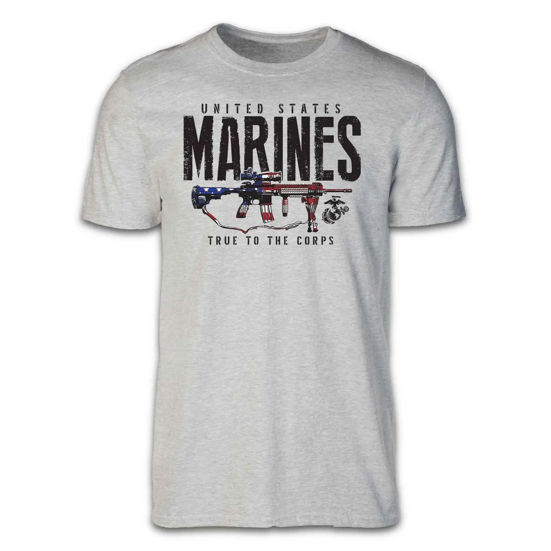 M27 IAR US Marine True To The Corps T-Shirt 100% Cotton O-Neck Short Sleeve Casual Mens T-shirt Size S-3XL