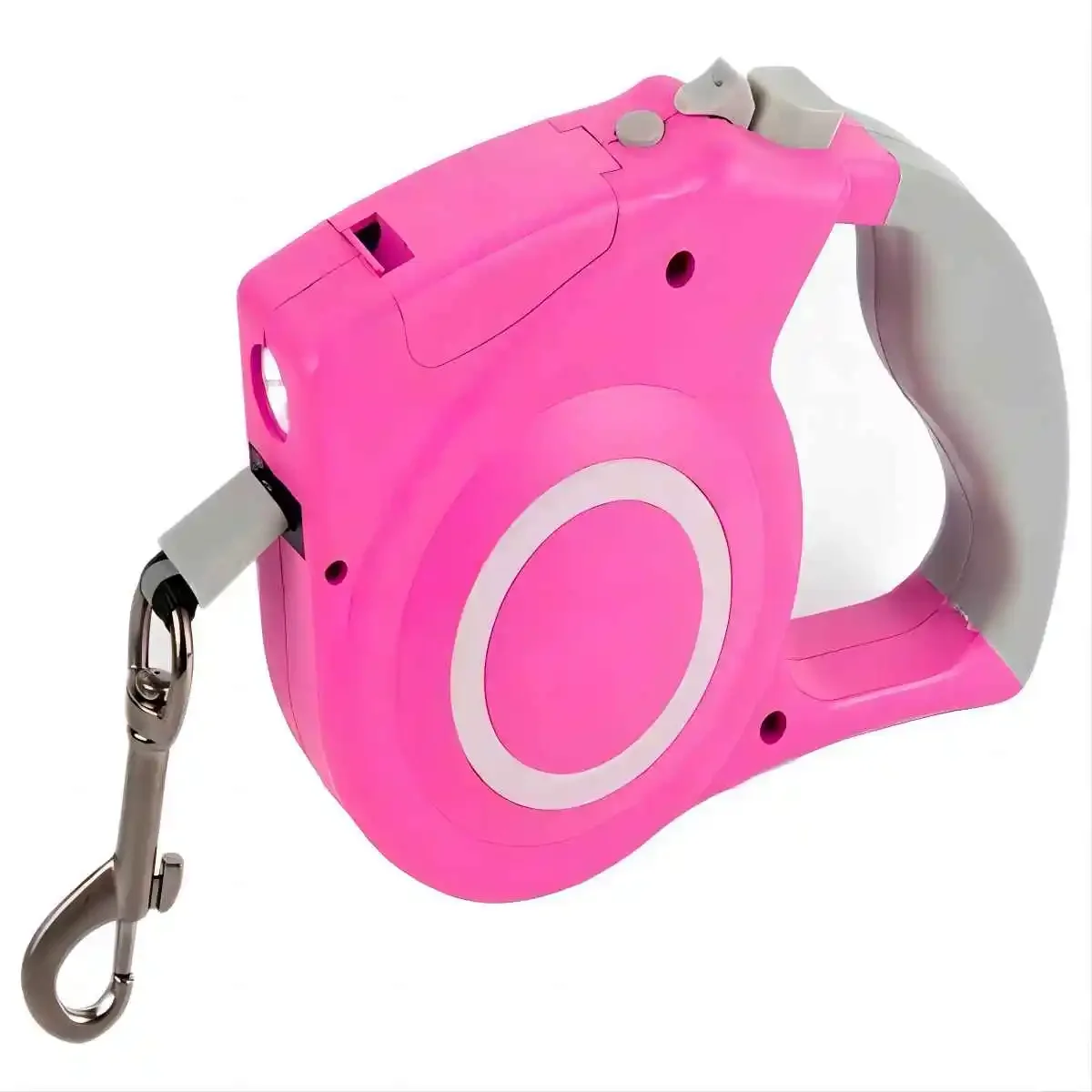 China Pet Supplies Factory Price Of Customized Color Accepted Retractable Pet Dog Auto Leash With LED Flash Light