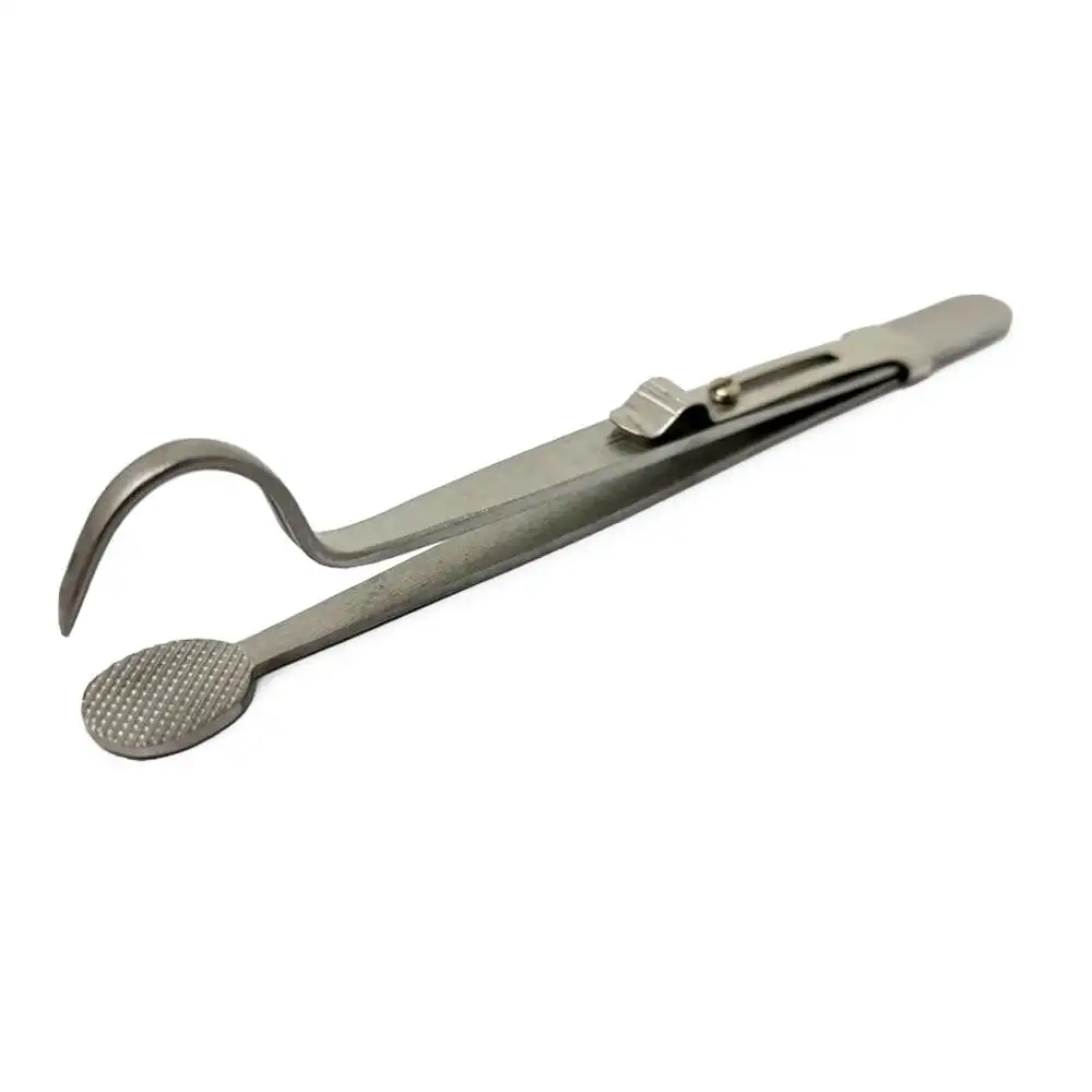 Präzisionsring-Klemmpinzette, Ring-Löt-Schraubstock-Werkzeug mit Verriegelungskopf und Schaftpinzette für die Schmuckherstellung