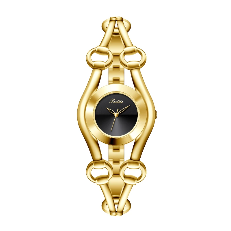 New light luxury retro style elegant women's watch automatic waterproof trend simple classic quartz women's watch birthday gift