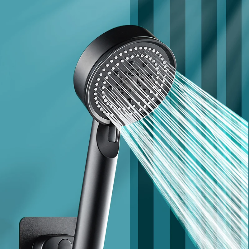 

5 режимов Регулируемый черный/серебристый ABS насадка для душа с функцией экономии воды под высоким давлением насадка для душа Форсунка для ванной Аксессуары