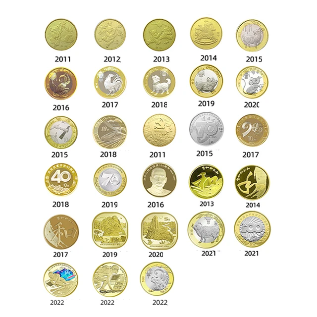 Coin Collection | Coin Set | Non-currency Coins - China 2011-2022  Commemorative Coin Set - Aliexpress