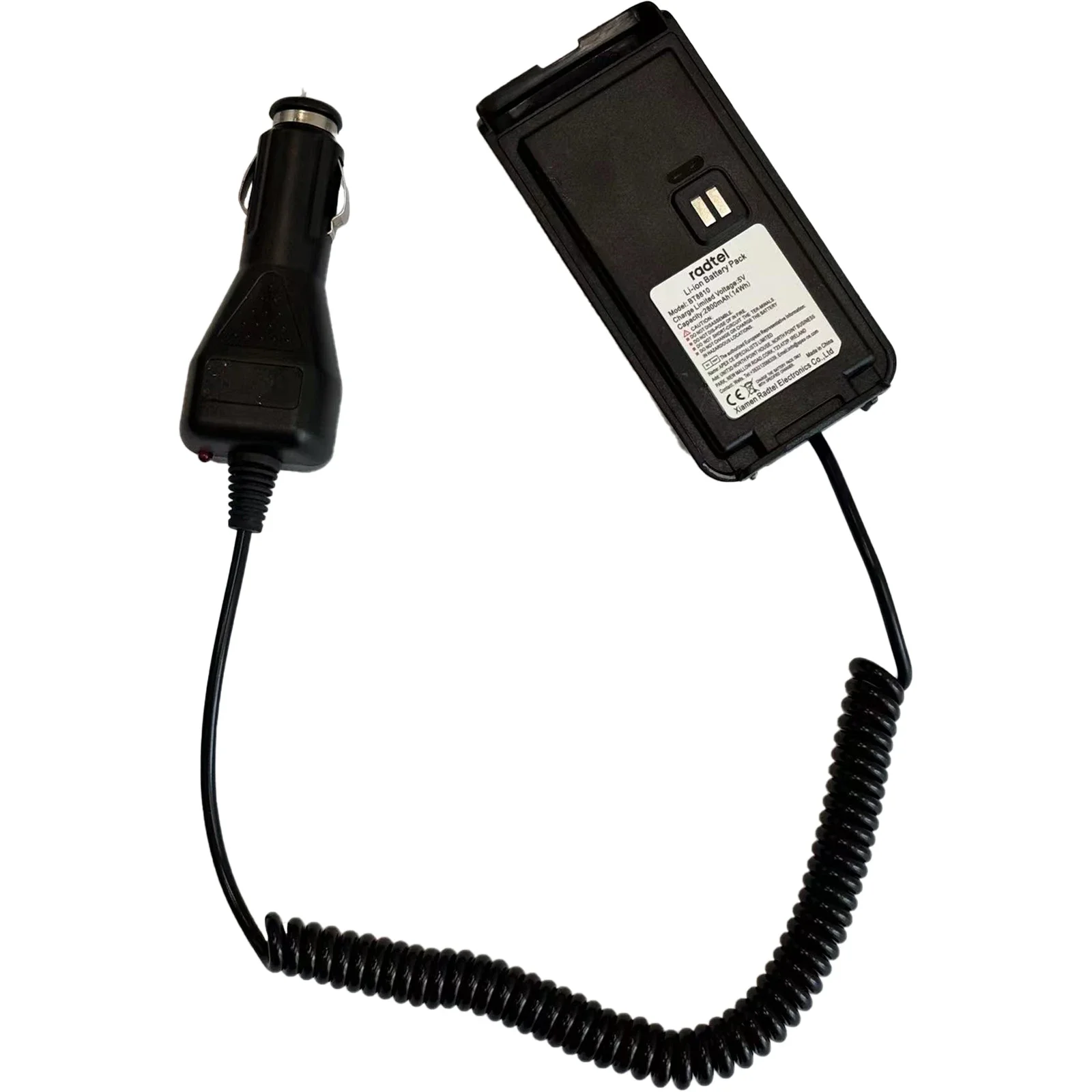 Walkie Talkie Battery Eliminator Car Charger Cigarette Lighter Power Car Adapter for Radtel RT-470X RT-470 RT-470L Amateur Radio