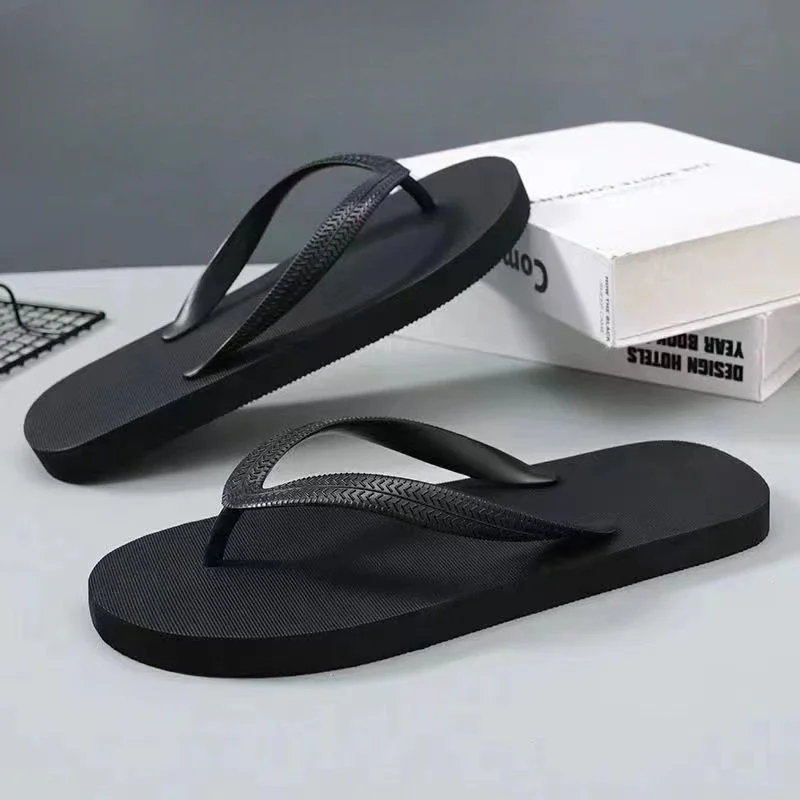 Slides Shiatsu Slip-resistant Flip Flops Men\'s Shoe 2024 Fashion Male Slipper Low Price Comfortable Designer Luxury Eva Fun Pvc