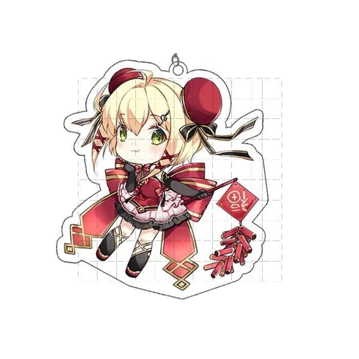 Game Azur Lane Sleutelhanger Pop Anime Acryl Sleutelhanger Voor Cadeau