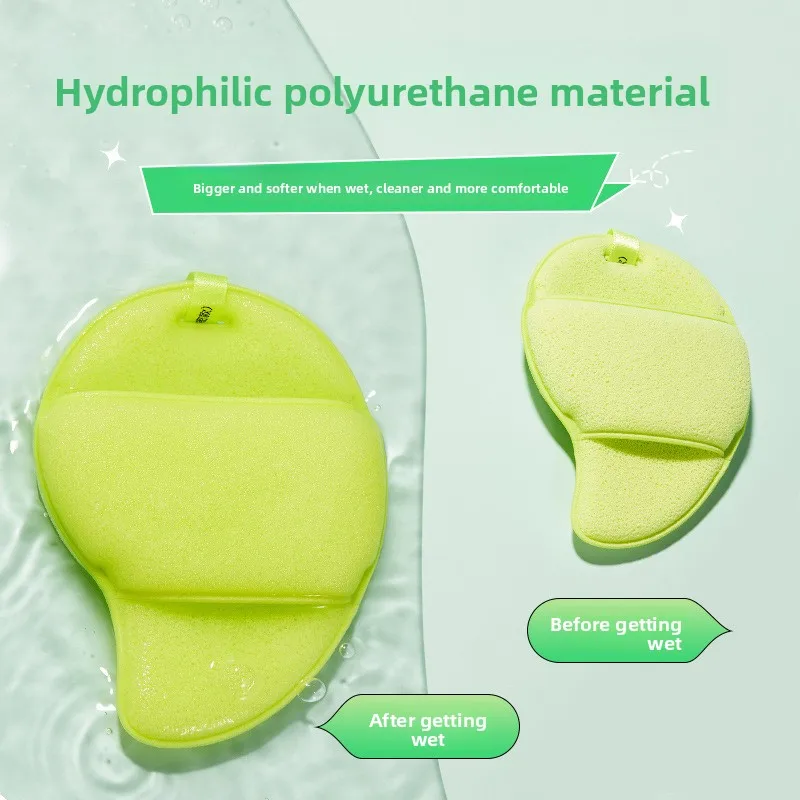 Facial Cleansing Sponge, Reusable Exfoliating Puff & Mask Applicator, Deep Pore Cleanse Face Wash Tool