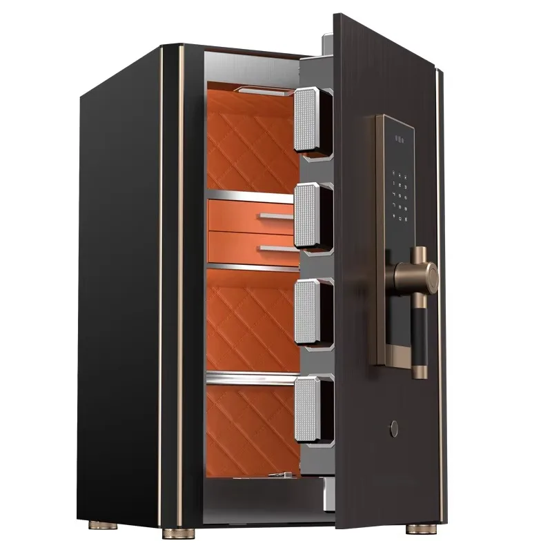 كلمة مرور إلكترونية آمنة داخل الحائط مقاومة للحريق مع إنذار مضاد للسرقة آمن