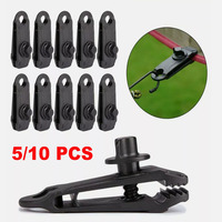 5/10PC Heavy Duty Camping Tarp Clips Clamp Canvas Lock Grip Tent Fasteners Clips Pool Awning Bungee Cord Car Tighten for Outdoor