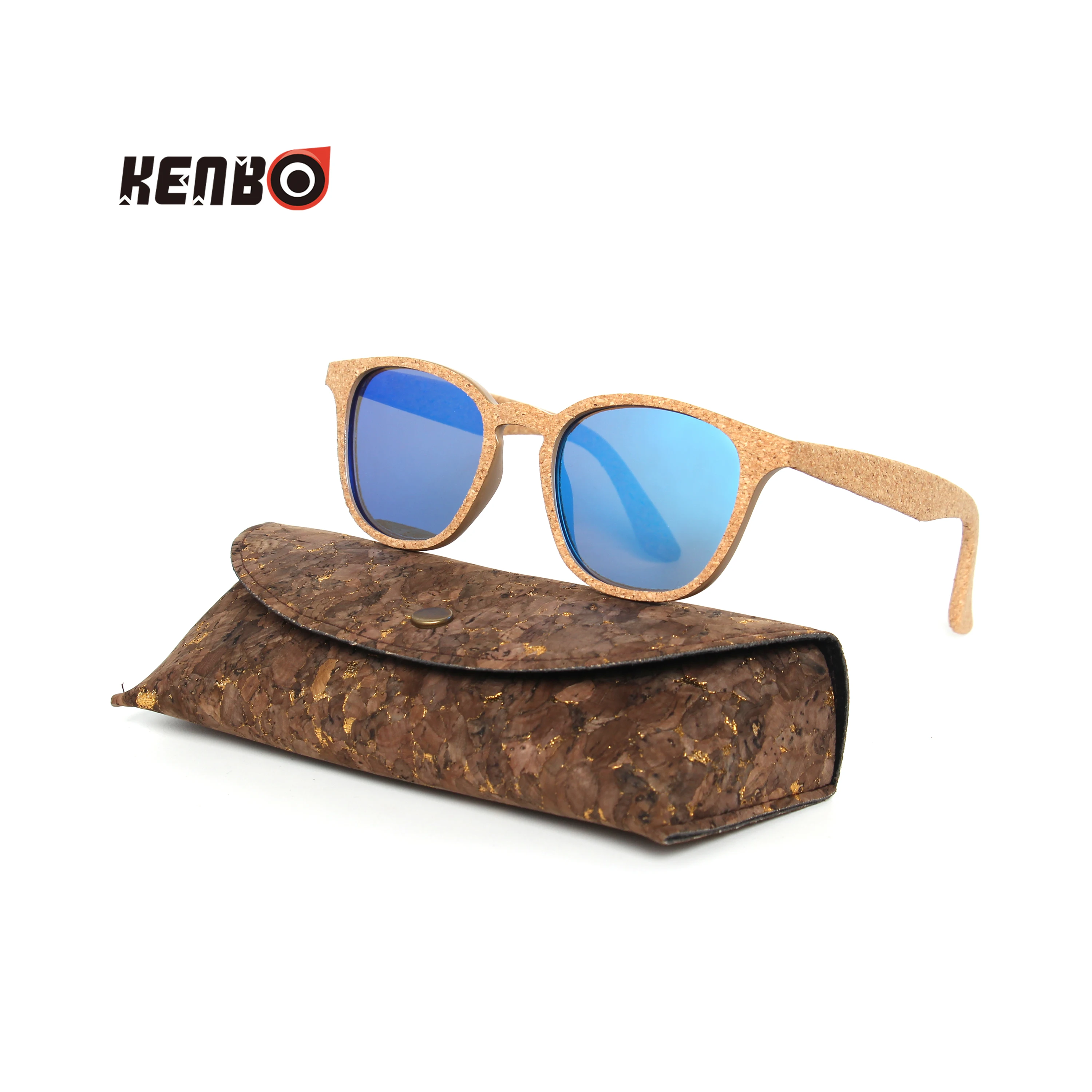 Kenbo Brand Fashion occhiali da sole in legno per uomo donna occhiali da sole polarizzati UV400 occhiali da vista maschili a specchio con custodia