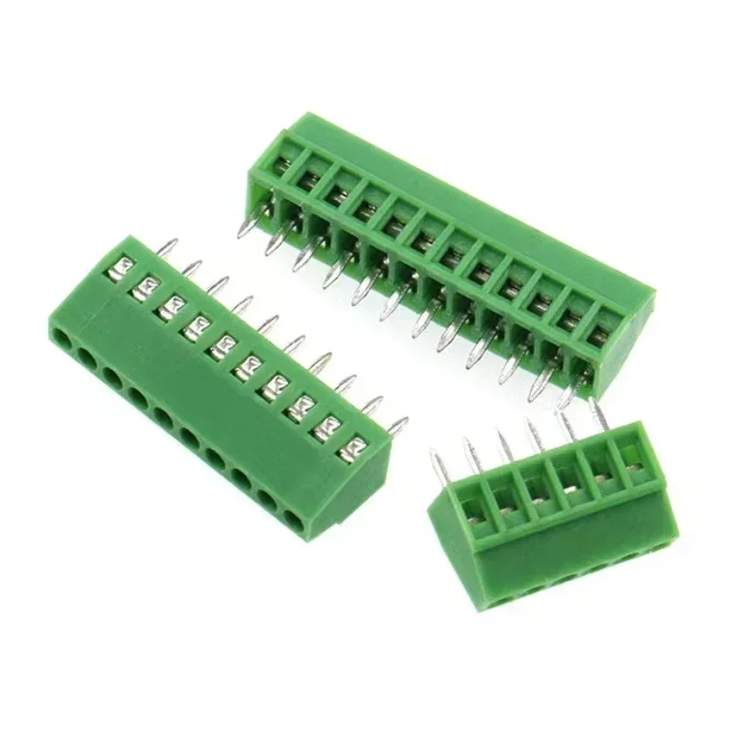 10PCS KF128 2.54mm PCB Mini Screw Terminal Blocks KF128-2.54 2P 3P 4P 5P 6P 7P 8P 9P 10P 12P  Connector for Wires Terminal