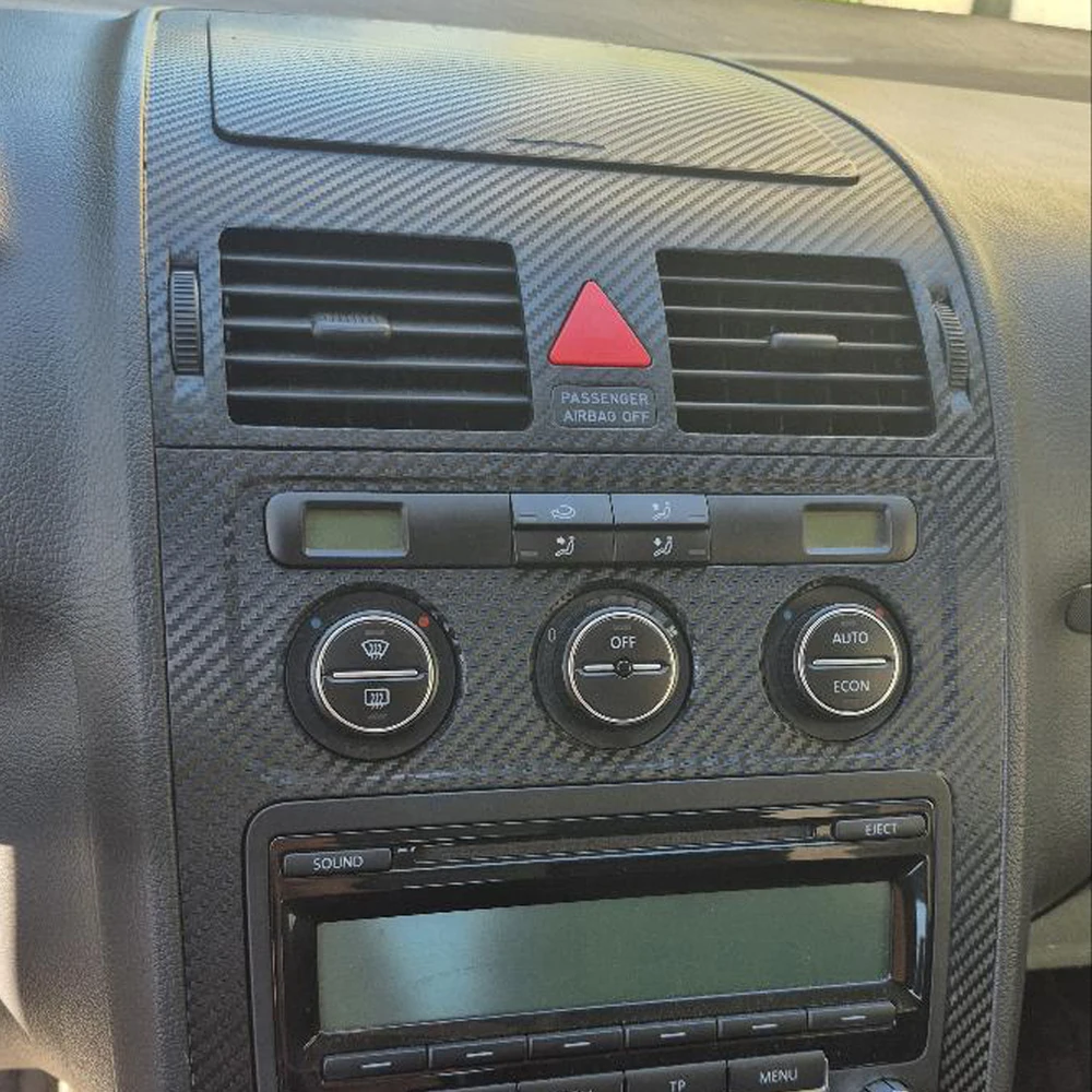 

For Volkswagen Touran 1T 2004-2010 Car-Styling 3D/5D Carbon Fiber Car Interior Center Console Color Molding Sticker Decals Parts