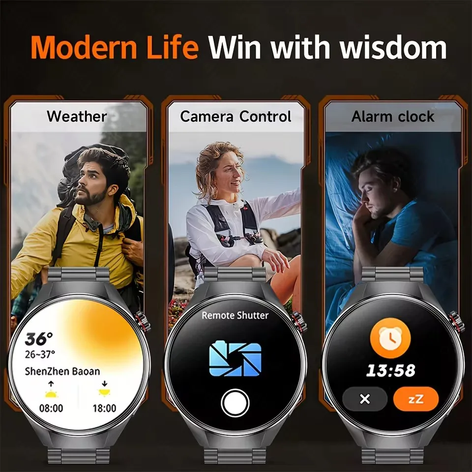Nuovo Aggiornato Per HUAWEI Orologio G5 PLUS Astuto Della Vigilanza Degli Uomini GPS Traiettoria Bussola Chiamata Bluetooth IP68 Impermeabile Orologio Sportivo All'aperto