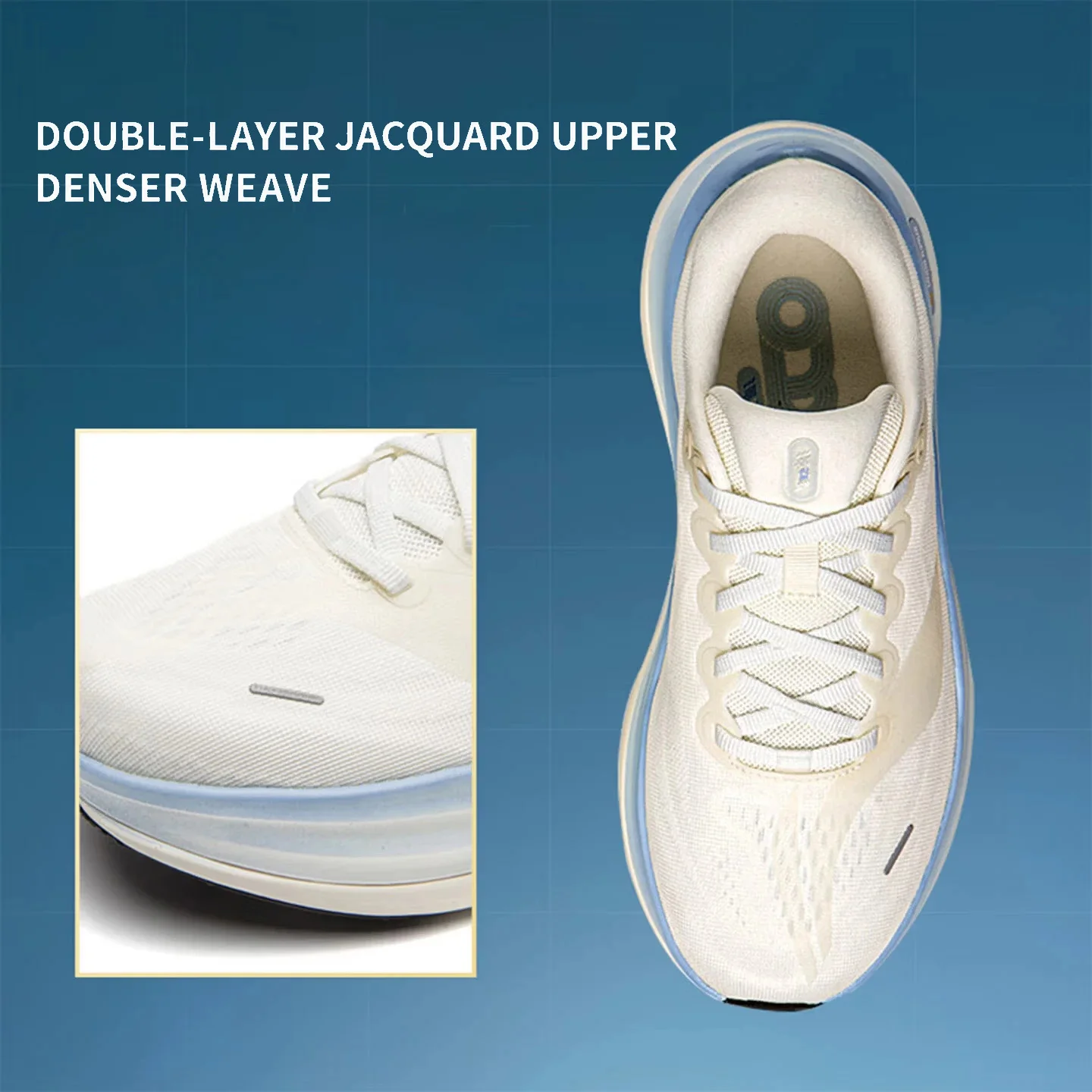 Li-Ning Women's YUEYING 6 PRO Optimized Cushion Running Shoes with Wide Toe Box SUPER BOOM Reflective LiNing Sneaker ARHW016