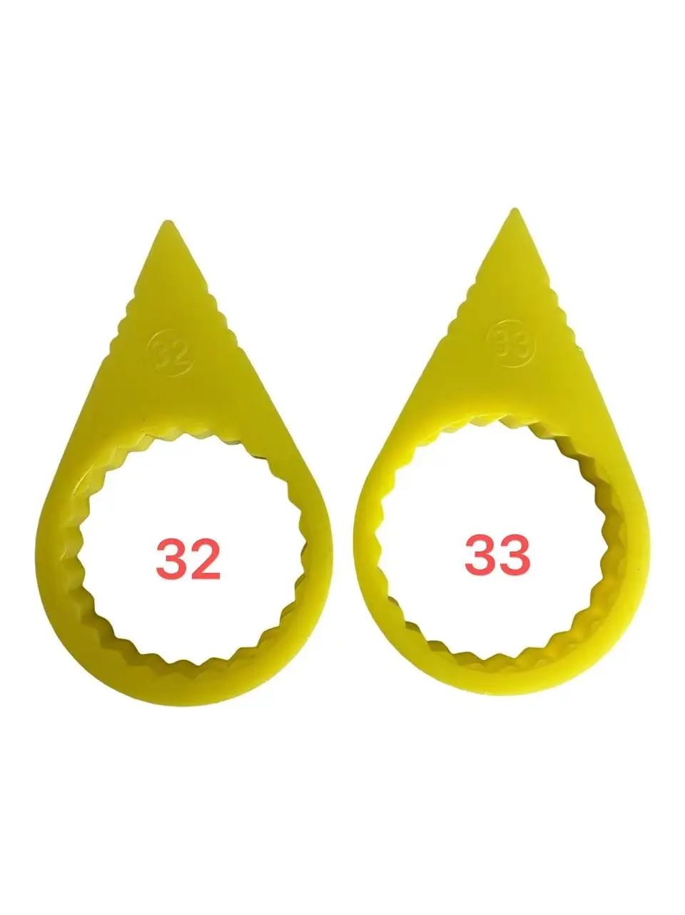 25pcs 32/33mm Yellow Loose Wheel Nut Check Indicator Safety Check Marker For Truck Trailer Wheel Lug Nuts Reminder