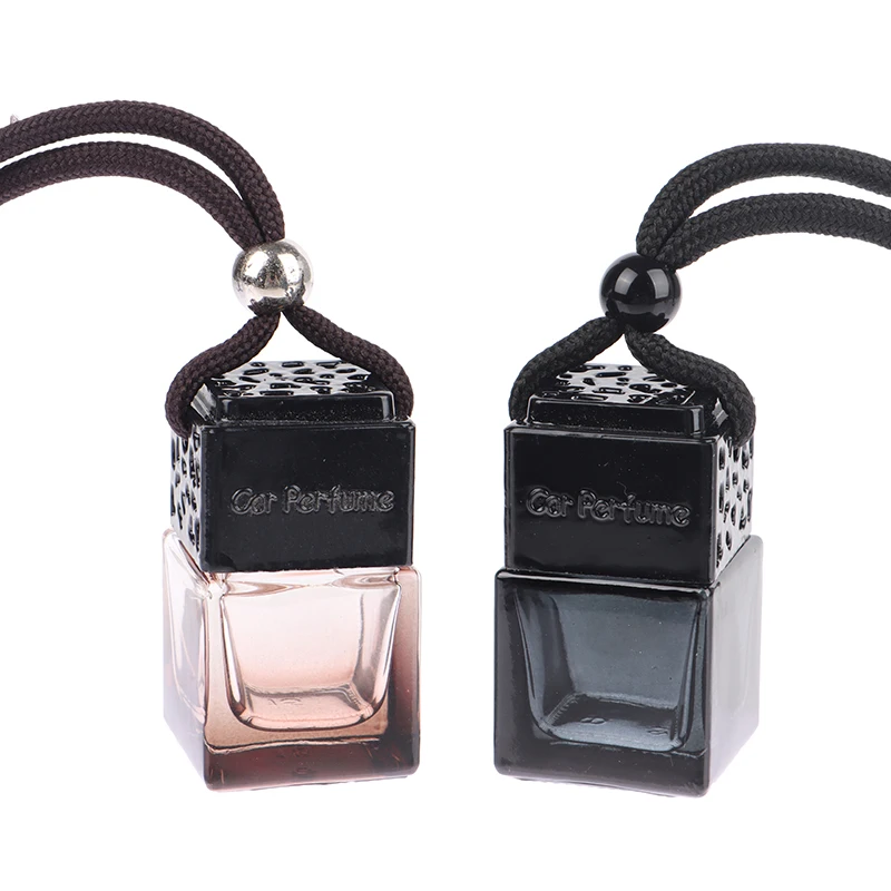1PCS Car Essential Oil Diffuser Fragrance Air Freshener Scent Perfume Bottle Ornament Hanging Empty Bottle Interior Accessory