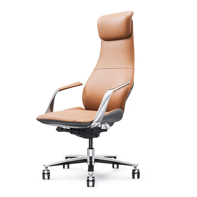 

Best furniture executive swivel boss ergonomic leather high back office chair