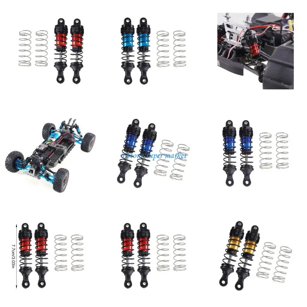 

090B Performances Metal Shock Absorbers Hydraulic Adjustable Spring Remote Upgrade