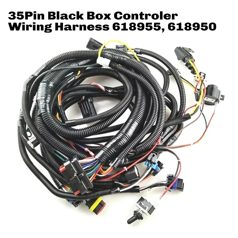 

35Pin Black Box 618955, 618950 Speed Controller Wiring Harness For EZGO RXV Curtis Controllers 2012-2016