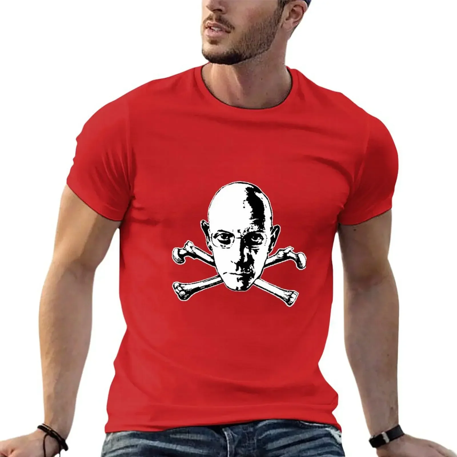 michel foucault T-shirt vintage clothes vintage heavyweights t shirt men Hot Sale Crewneck Round Neck Short Sleeve New Arrival