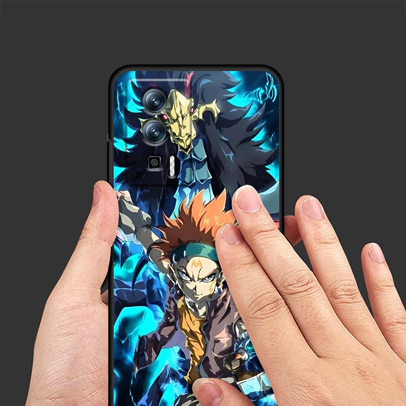 جراب هاتف أنيمي وحوش مبارزة رائعة ، أسود فوندا ، مناسب لـ شاومي ريدمي 9A ، 9C ، 9AT ، 10C ، 9 ، 9T ، 10 ، 12C ، 13C ، A3 ، 12 ، K60 ، a1 ، K50 ، K40 ، 5G