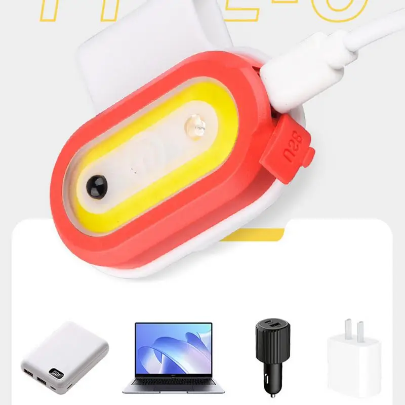 充電式安全ランプ,4つの照明モード,防水,家族向け
