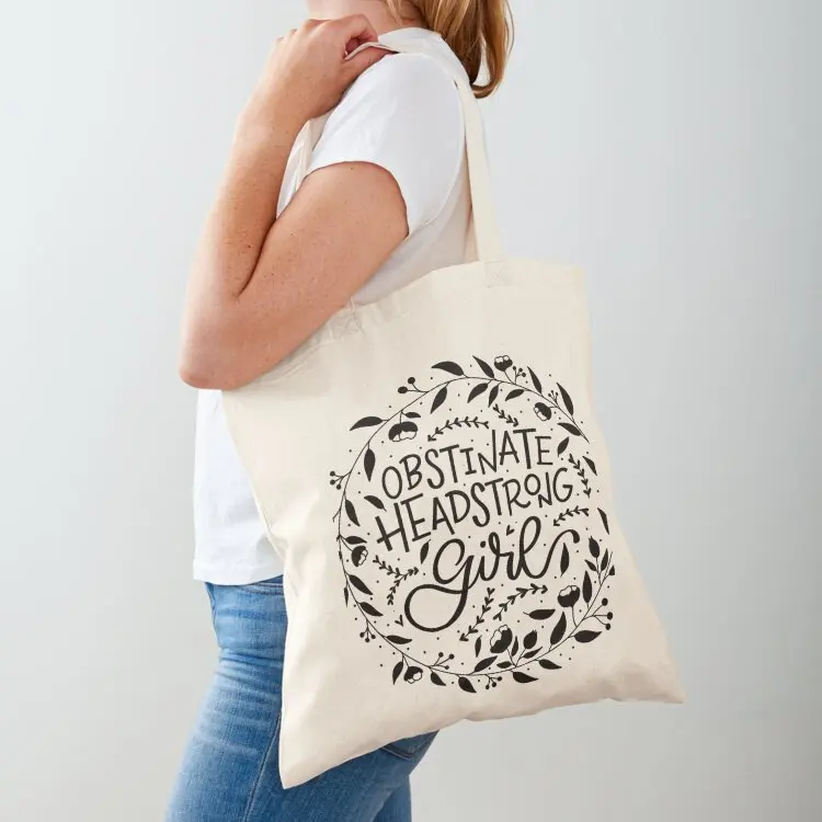 

Упрямая, непослушная девочка! Сумка-тоут, большие сумки для женщин, экологичная сумка, бесплатная доставка.